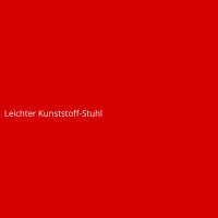 Leichter Kunststoff-Stuhl