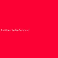 Rustikaler Leder-Computer