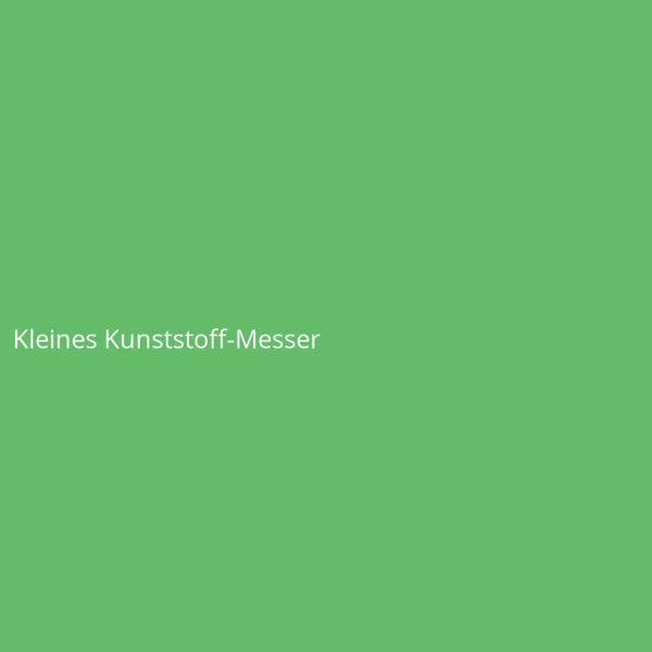 Kleines Kunststoff-Messer