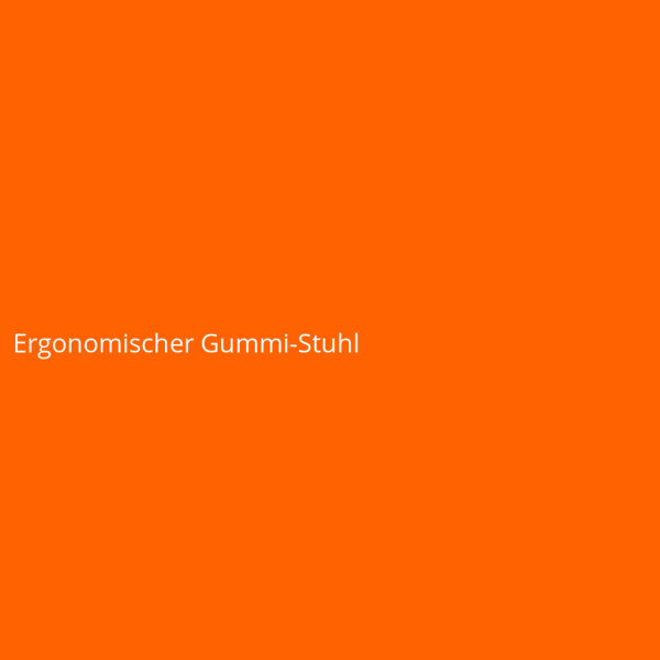 Ergonomischer Gummi-Stuhl