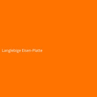 Langlebige Eisen-Platte