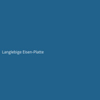 Langlebige Eisen-Platte