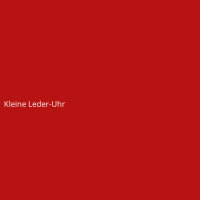 Kleine Leder-Uhr