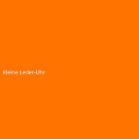 Kleine Leder-Uhr